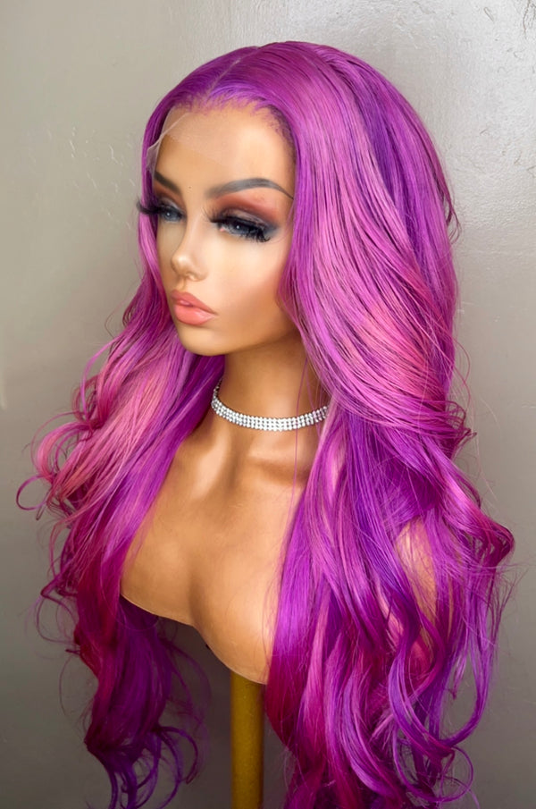 Purple HD Lacefront wig