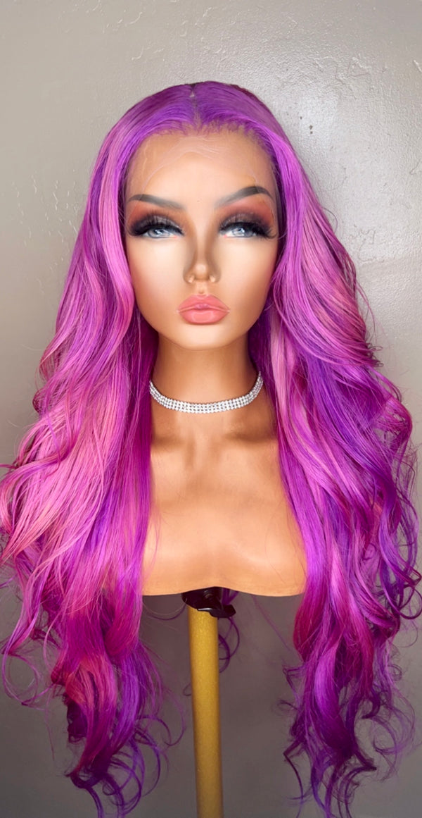 Purple HD Lacefront wig