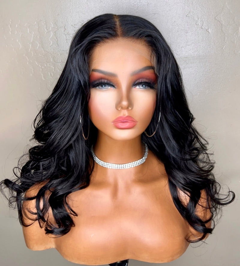HD lace wig in style Kim